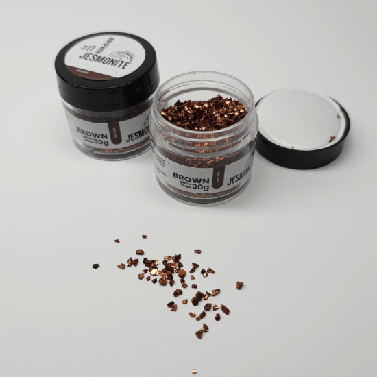 Glitzerchips 30g – Brown - Braun